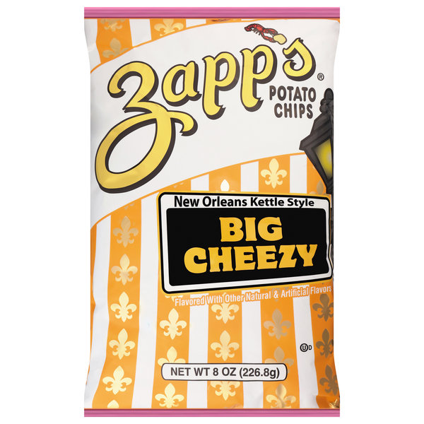 Save on Zapp's Big Cheezy New Orleans Kettle Style Potato Chips