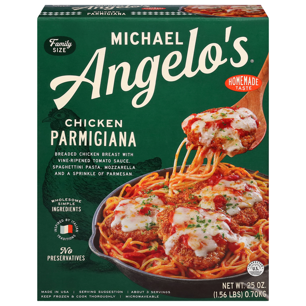Michael Angelo's Chicken Parmigiana Family Size Frozen Meal