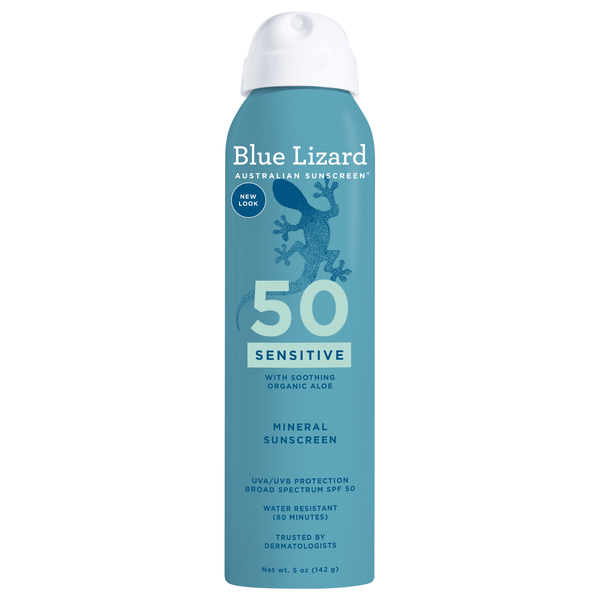 Blue Lizard Australian Mineral Sunscreen Spray Sensitive SPF 50+