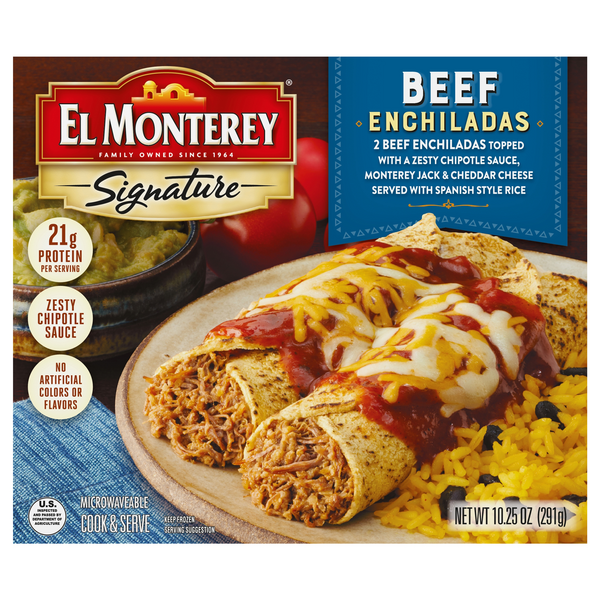 Save on El Monterey Signature Beef Enchiladas Order Online Delivery GIANT