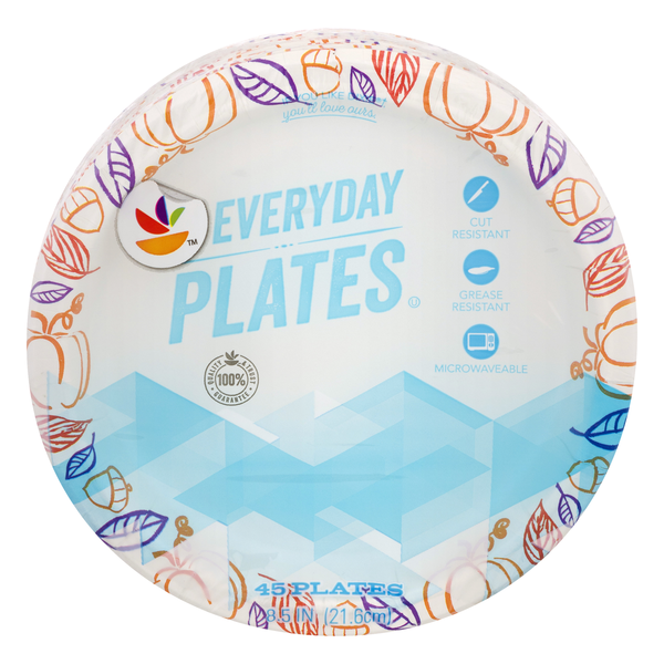 Giant Everyday Paper Plates 8.5 Inch