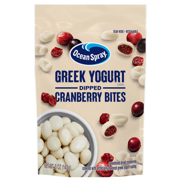 Ocean Spray Greek Yogurt Covered Dried Cranberries Bites