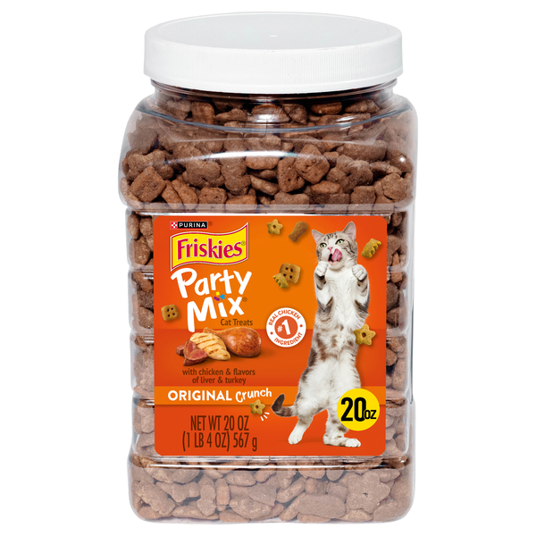 Friskies Party Mix Original Crunch Cat Treats