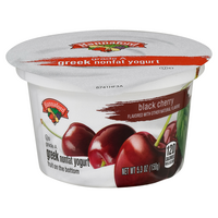 Hannaford Non Fat Black Cherry Greek Yogurt Cup