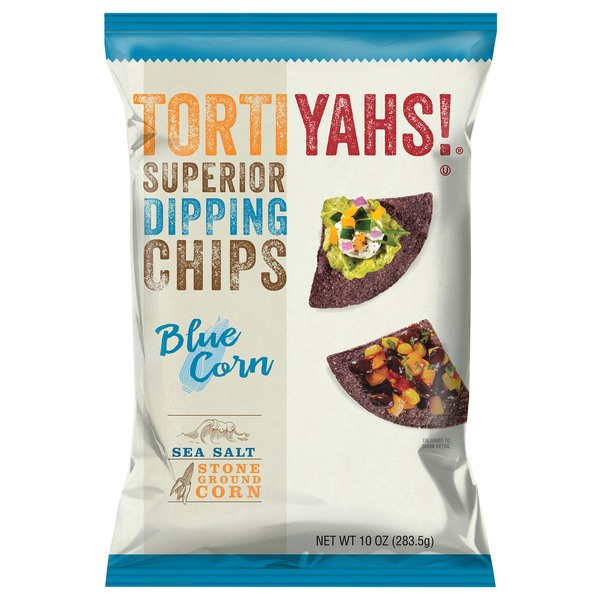 Tortiyahs! Superior Dipping Chips Blue Corn Sea Salt