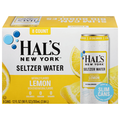 Hal's New York Lemon Seltzer Water - 8 pk