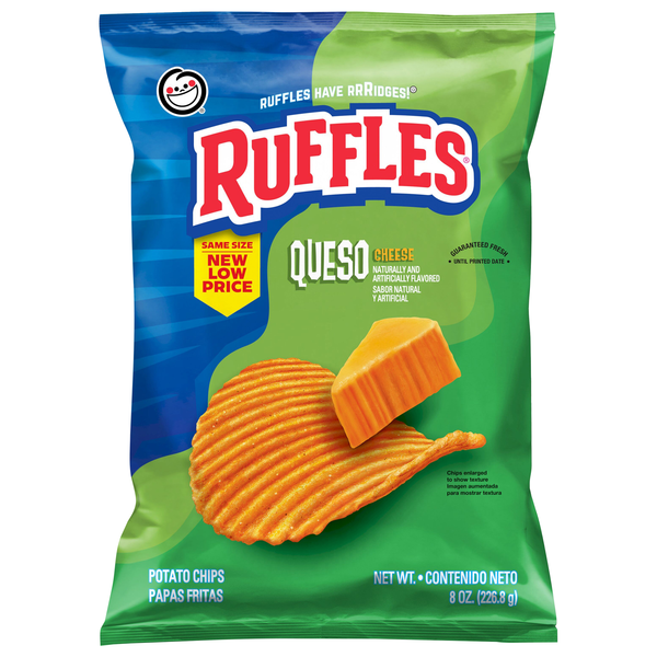 Ruffles Queso Cheese Potato Chips