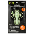 Spooky Treats Halloween Glow Skeleton Pendant Spider