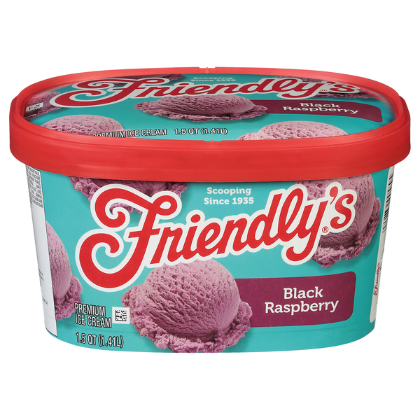 Friendly's Black Raspberry Ice Cream