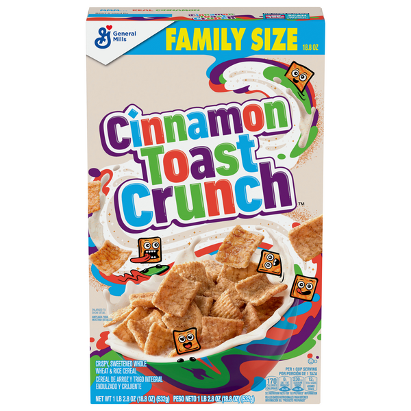 Save on General Mills Cinnamon Toast Crunch Cereal Family Size Order