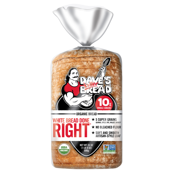 Dave's Killer Bread Organic White Done Right Sliced