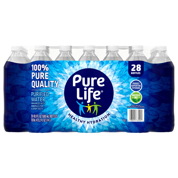 Pure Life Purified Drinking Water - 28 pk