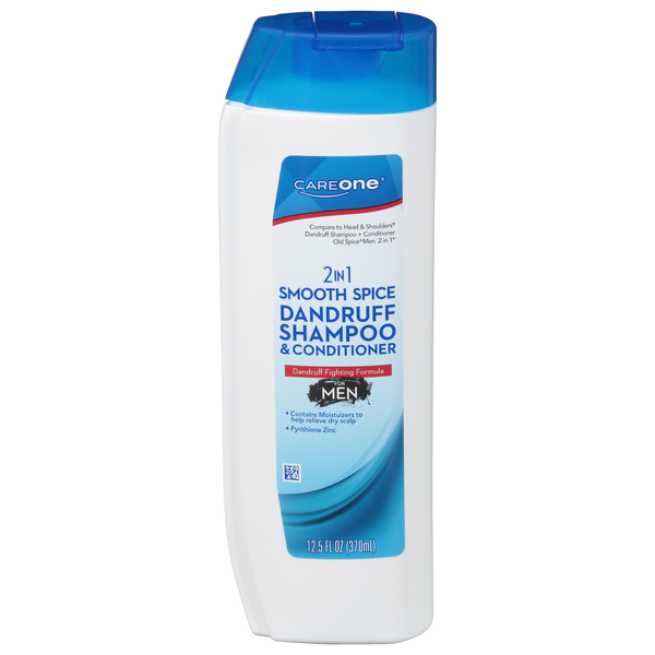 CareOne 2-in-1 For Men Dandruff Shampoo + Conditioner Smooth Spice