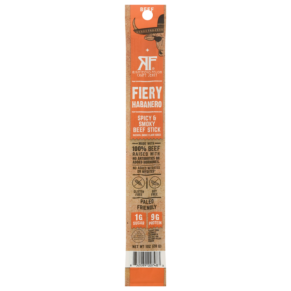 Righteous Felon Spicy & Smoky Fiery Habanero Beef Stick