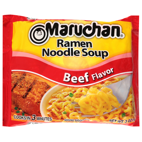 Maruchan Beef Flavor Ramen Noodle Soup