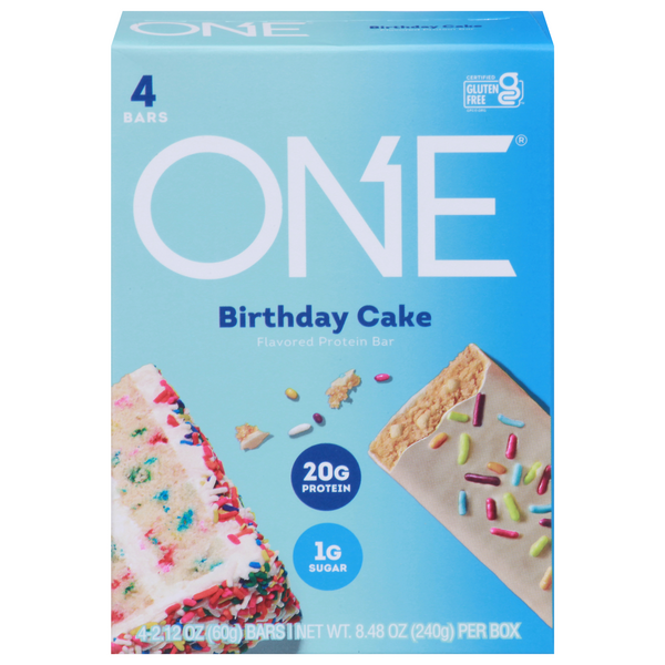 Save on ONE Protein Bar Birthday Cake 4 ct Order Online Delivery Stop & Shop