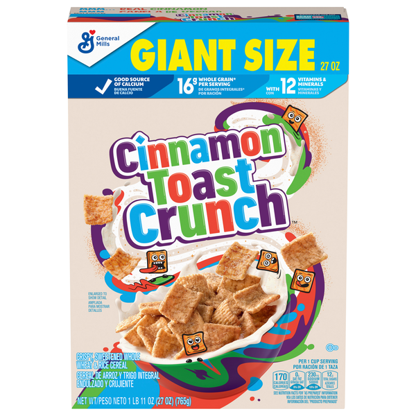 Cinnamon Toast Crunch Cinnamon Cereal Giant Size