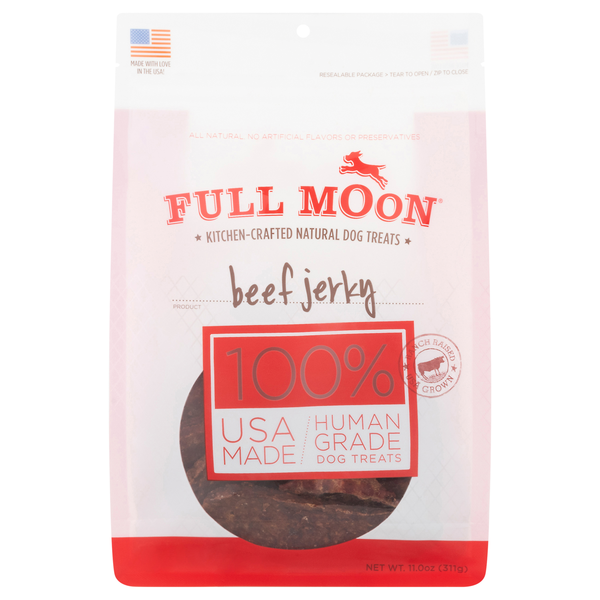 Full Moon Natural Beef Jerky Dog Treats