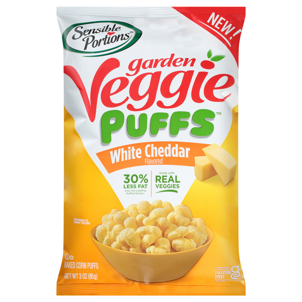 Sensible Portions Garden Veggie Puffs White Cheddar