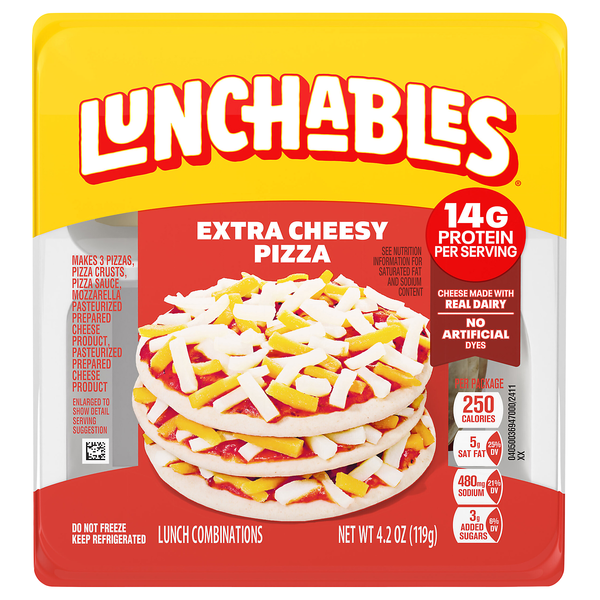 Lunchables Extra Cheesy Pizza