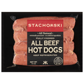 Stachowski Beef Hot Dogs - 4 ct
