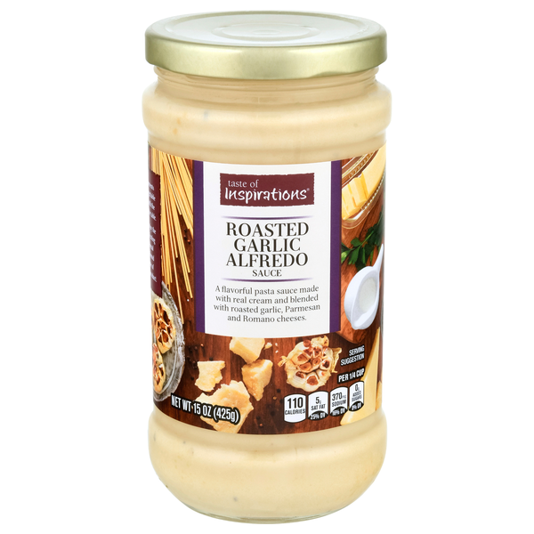 Taste of Inspirations Roasted Garlic Alfredo Pasta Sauce