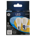 GE LED Ceiling Fan Clear Finish Bulbs Soft White Dimmable 60w