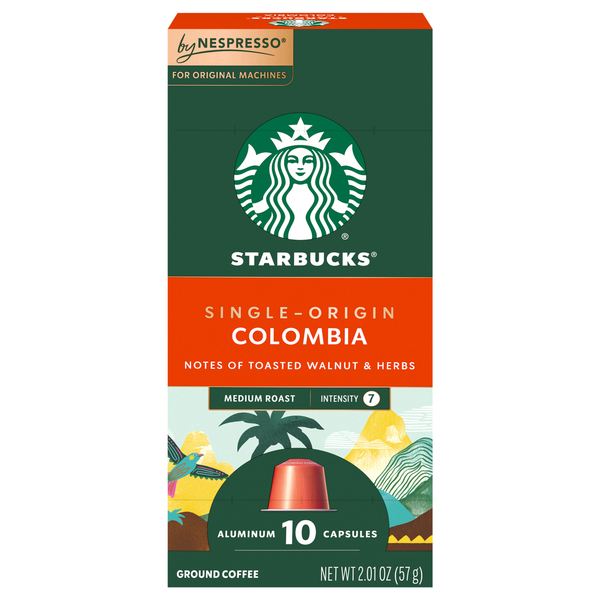 Starbucks Single-Origin Colombia Medium Roast Coffee Capsules