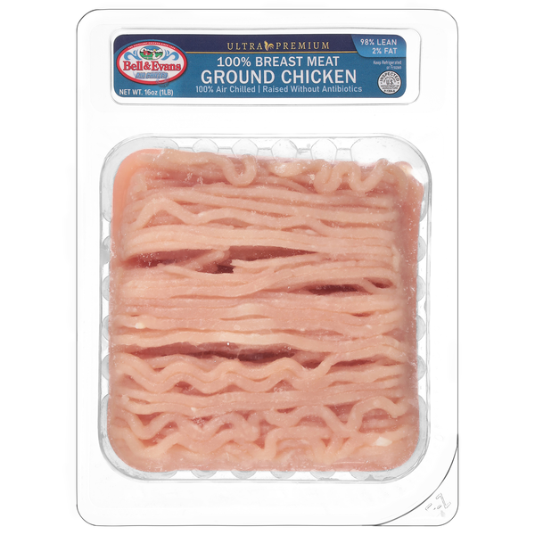 Bell & Evans Ultra Premium 98% Lean Ground Chicken Breast Meat Fresh