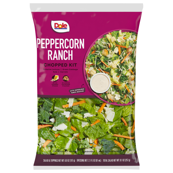 Dole Chopped Peppercorn Ranch Salad Kit