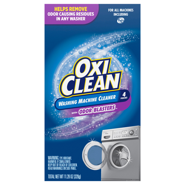 OxiClean Washing Machine Cleaner with Odor Blasters - 4 ct