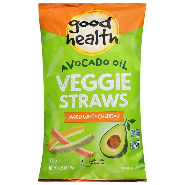 Good Health Gluten Free Aged White Cheddar Veggie Straws