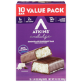Atkins Endulge Treat Chocolate Coconut Bars Low Carb Value Pack - 10 ct