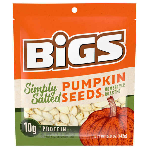 BIGS Simply Salted Homestyle Roasted Pumpkin Seeds