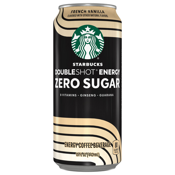 Starbucks Doubleshot Zero Sugar French Vanilla Energy Coffee Beverage