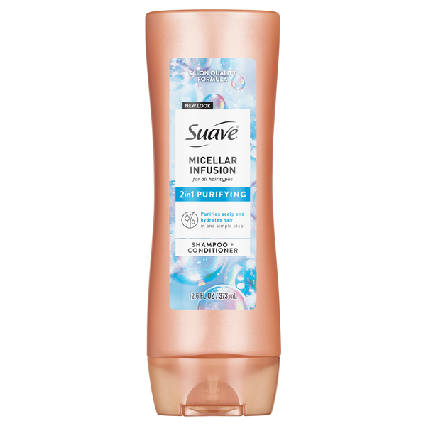 Suave Purifying Micellar Infusion 2-in-1 Shampoo + Conditioner