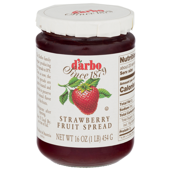 D'arbo Imported Strawberry Fruit Spread