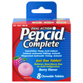 Pepcid Berry Complete Dual Action Heartburn Relief Famotidine Chew Tablets