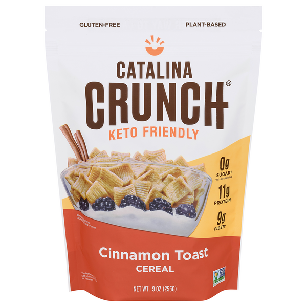 Save on Catalina Crunch Keto Friendly Cereal Cinnamon Toast Gluten Free