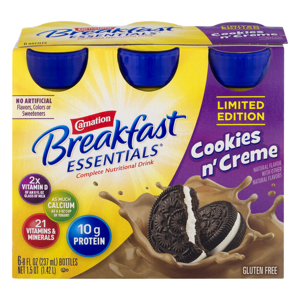 Save on Carnation Breakfast Essentials Nutritional Drink Cookies