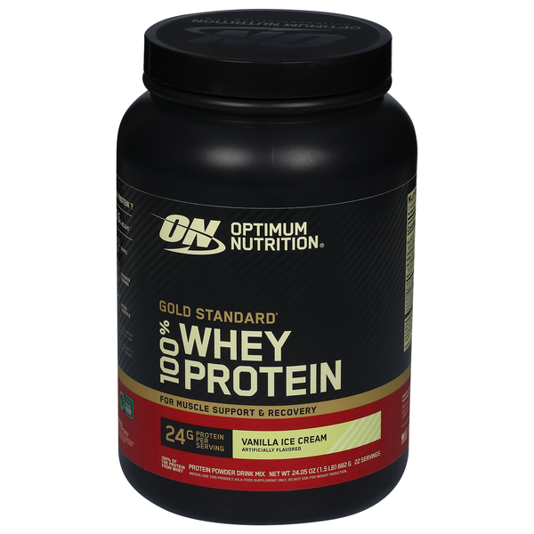 Optimum Nutrition Gold Standard Vanilla Ice Cream Protein Powder