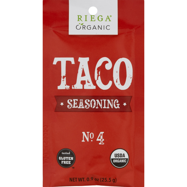 Riega Organic Taco No. 4 Seasoning Packet