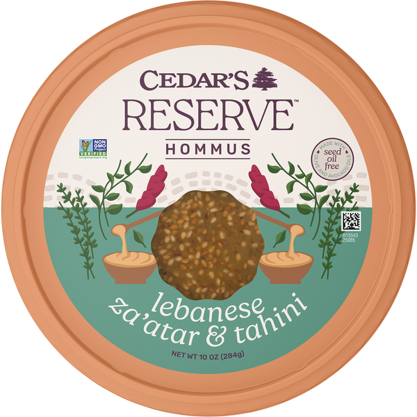 Cedar's Reserve Gluten Free Lebanese Za'atar & Tahini Hommus