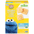 Earth's Best Organic Sesame Street Vanilla Letter of the Day Cookies