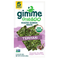 gimme Grab & Go Teriyaki Roasted Seaweed Snack - 5 ct