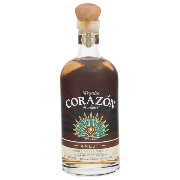 Corazon de Agave Anejo Single Estate Tequila