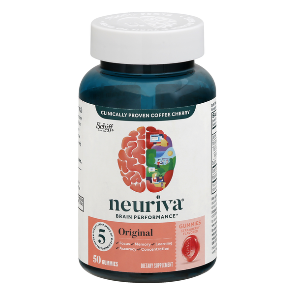Neuriva Brain Performance Gummies Strawberry Flavored Original