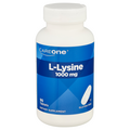 CareOne Gluten Free 1000mg L-Lysine Tablets