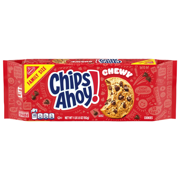 Nabisco Chips Ahoy! Chewy Chocolate Chip Cookies Family Size