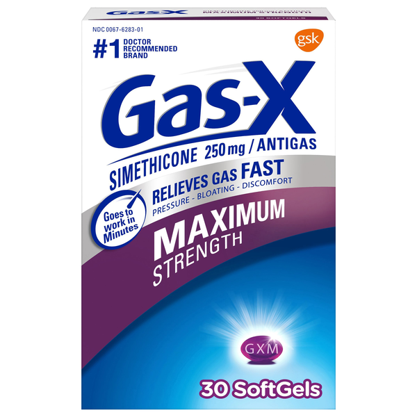 Gas-X Relieves Gas Maximum Strength Softgels